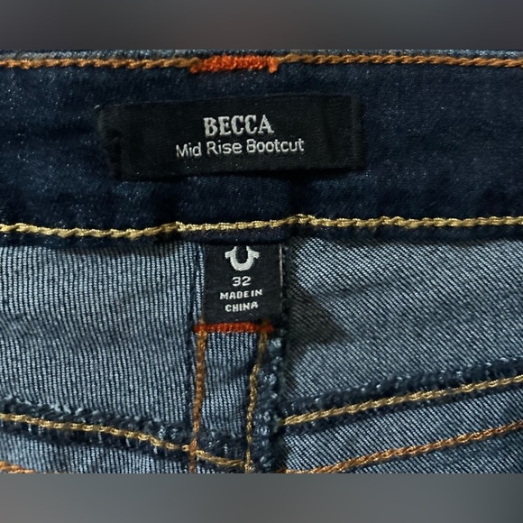 True Religion Becca Mid Rise Bootcut Color: Muddy Waters Women’s size 32 NWT - Picture 4 of 4
